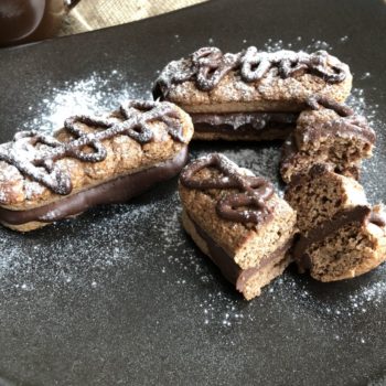 Rezept Spekulatiusbiskuits mit Weihnachtsganache lowcarb keto glutenfrei