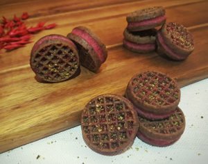 Rezept Spekulatius Kürbiskern Himbeer Cookies lowcarb glutenfrei keto