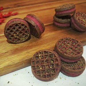 Rezept Spekulatius Kürbiskern Himbeer Cookies lowcarb glutenfrei keto