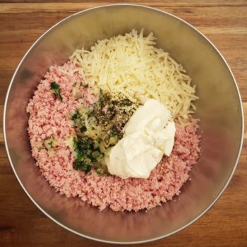 Rezept Gefüllte Glücksschweinchen lowcarb keto