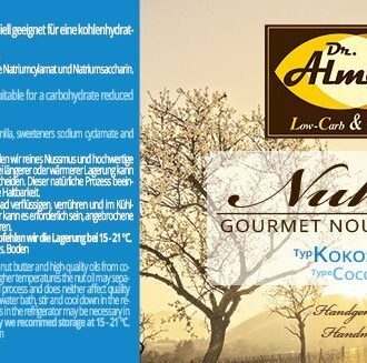 Nuketo KOKOSNUSS Gourmet Nougat-Creme low carb keto | ohne Zuckerzusatz | ohne Palmöl