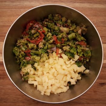 Rezept Broccoli-Speck-Raclette Waffeln lowcarb glutenfrei keto