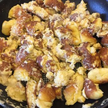 Rezept Kaiserschmarrn lowcarb glutenfrei