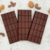 CHOKETO Low Carb & Keto Schokolade ZARTBITTER & MANDEL – 3 Tafeln – handgemacht – ohne Zuckerzusatz