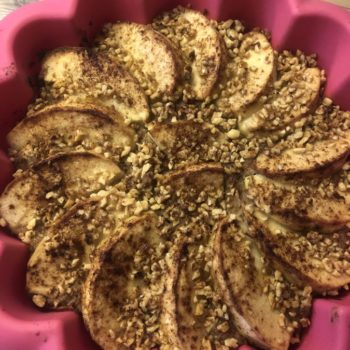 Rezept Zimt-Apfelkuchen lowcarb glutenfrei