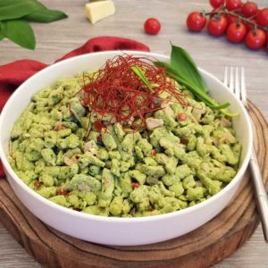 Rezept Bärlauchspätzle lowcarb glutenfrei