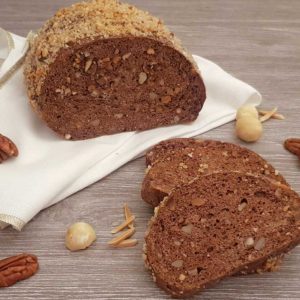 Rezept Schokoladen-Nuss-Brot lowcarb glutenfrei keto