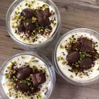 Rezept Dessert a la "Schwarzwälder Kirsch" im Glas lowcarb glutenfrei