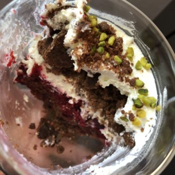 Rezept Dessert a la "Schwarzwälder Kirsch" im Glas lowcarb glutenfrei