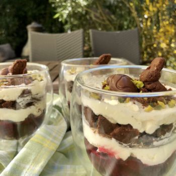 Rezept Dessert a la "Schwarzwälder Kirsch" im Glas lowcarb glutenfrei
