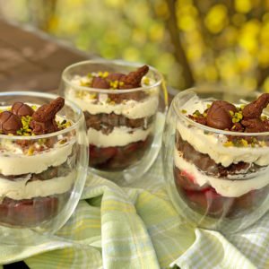 Rezept Dessert a la "Schwarzwälder Kirsch" im Glas lowcarb glutenfrei