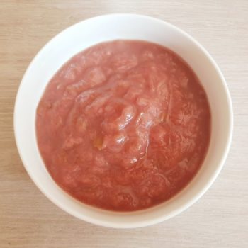 Rezept Rhabarbercreme für Torten, Desserts, Eis, Fluff lowcarb glutenfrei