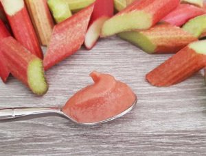 Rezept Rhaberbercreme für Torten, Desserts, Eis, Fluff lowcarb glutenfrei