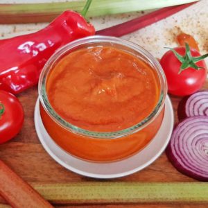 Rezept Rhababerketchup selber machen lowcarb glutenfrei