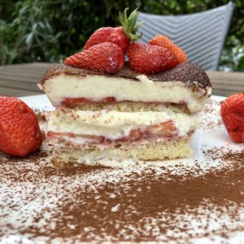 Rezept Erdbeer Tiramisu "light" lowcarb glutenfrei