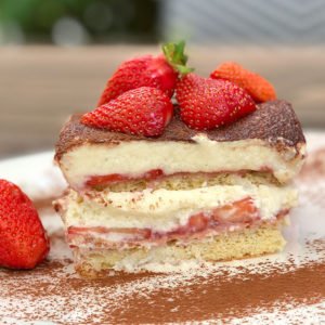 Rezept Erdbeer Tiramisu "light" lowcarb glutenfrei