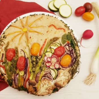 Rezept Gemüse Foccacia zum Grillen lowcarb glutenfrei keto