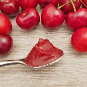 Rezept Kirschcreme für Torten, Desserts, Eis, Fluff lowcarb glutenfrei