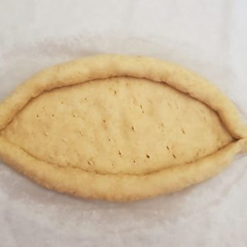 Rezept Hackfleisch Lauch Pide lowcarb glutenfrei