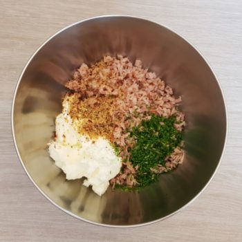 Rezept Frischkäse Schinken Hefeherzen lowcarb glutenfrei keto