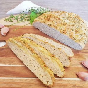 Rezept Knoblauch Mozzarella Brot lowcarb glutenfrei keto