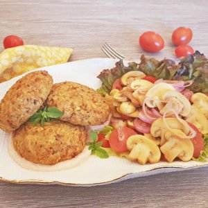 Rezept Champignon Specklaibchen lowcarb glutenfrei