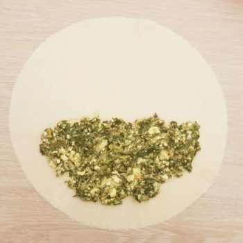 Rezept Gözleme mit Spinat und Schafskäse lowcarb glutenfrei