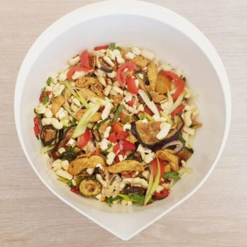 Rezept Spätzle Grillsalat lowcarb glutenfrei