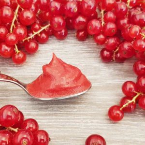 Rezept Johannisbeercreme für Torten, Desserts, Eis, Fluff lowcarb glutenfrei