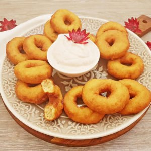 Rezept Zwiebelringe im Bierteig lowcarb glutenfrei