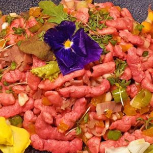 Grundrezept Rote Beete Spätzle lowcarb glutenfrei keto