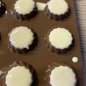 Grundrezept Schoko-Fruchtpralinen "Sorte Orange" lowcarb keto zuckerfrei