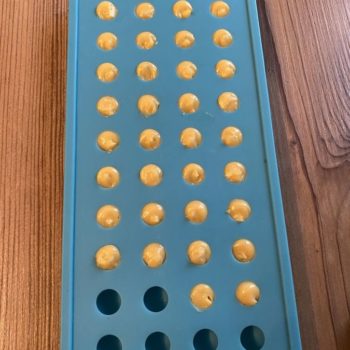 Grundrezept Schoko-Fruchtpralinen "Sorte Orange" lowcarb keto zuckerfrei