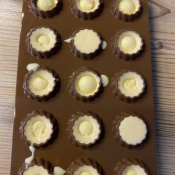 Grundrezept Schoko-Fruchtpralinen "Sorte Orange" lowcarb keto zuckerfrei