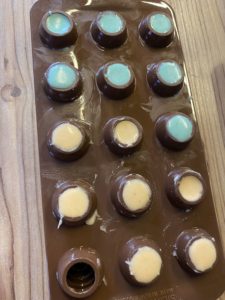 Rezept Schokobons mit Nuss-Sahne-Creme lowcarb keto glutenfrei
