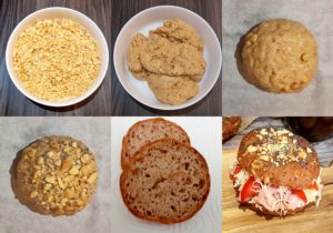 Rezept Erdnussbrötchen lowcarb glutenfrei