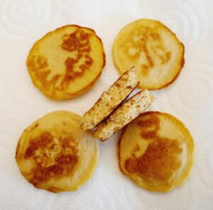 Grundrezept Mandel Blini lowcarb glutenfrei keto