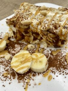 Rezept Bananen Erdnuss Tiramisu lowcarb glutenfrei keto