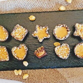 Rezept Erdnuss Schokoladenpralinen lowcarb glutenfrei keto