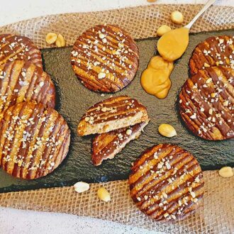 Rezept Salted Caramel Peanut Cookies lowcarb glutenfrei keto