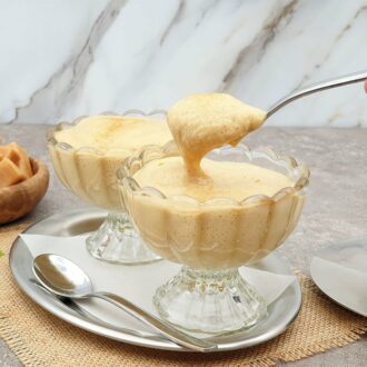 302-03_Proteindessert-Karamell-Sahne_lowcarb_keto_dessertcreme_paradiescreme_ohne_zucker