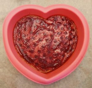 Rezept Vanille Beeren Herztorte lowcarb glutenfrei keto