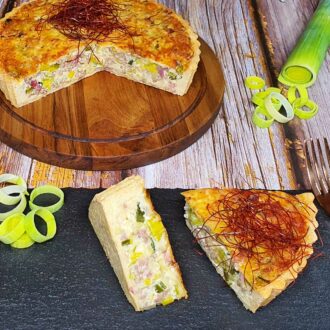 Rezept Hackfleisch Lauch Quiche lowcarb glutenfrei keto