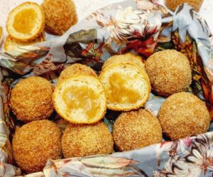 Rezept Apfel Karamell Krapfenbälle lowcarb glutenfrei keto