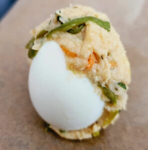 Rezept Eier im Quark Gemüseteig lowcarb glutenfrei keto