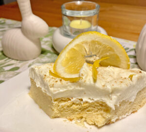 Rezept Schnelle Zitronenschnitte lowcarb glutenfrei keto