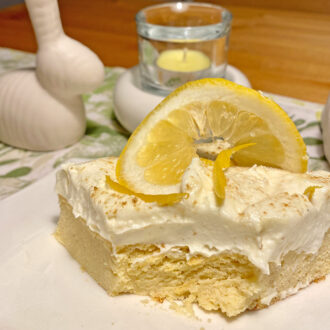 Rezept Schnelle Zitronenschnitte lowcarb glutenfrei keto