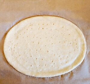 Rezept Pudding Rhababer Erdbeerpizza lowcarb keto glutenfrei