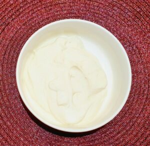 Rezept Heidelbeere Zitrone Kuchenbowl lowcarb glutenfrei