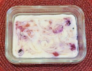 Rezept Heidelbeere Zitrone Kuchenbowl lowcarb glutenfrei